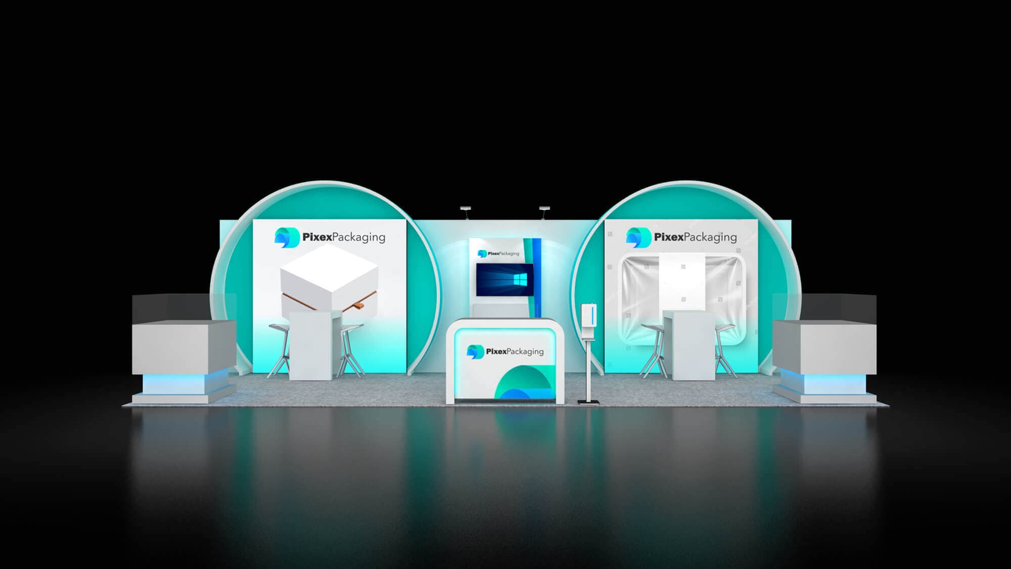 Sensations Exhibits booth design