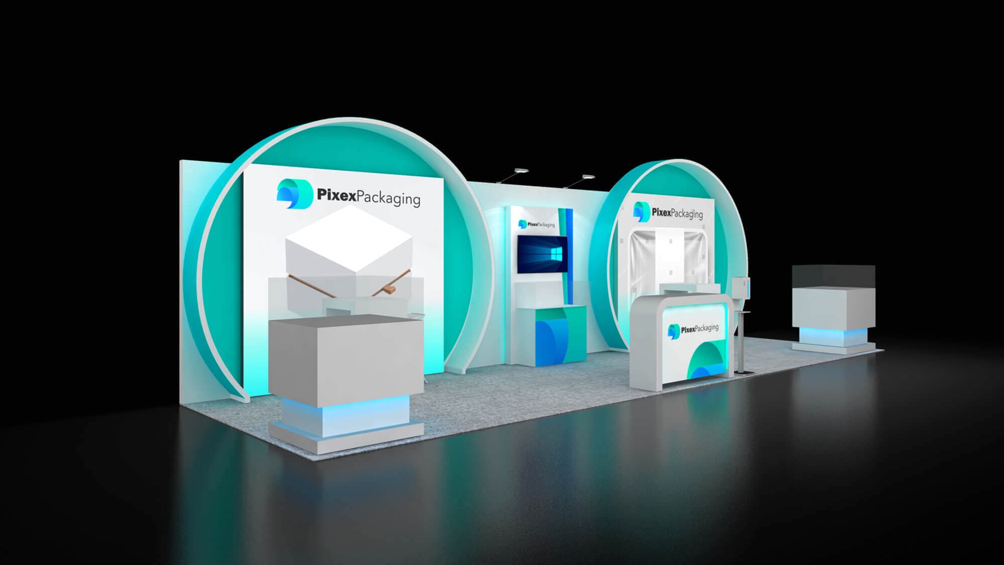 Sensations Exhibits booth design