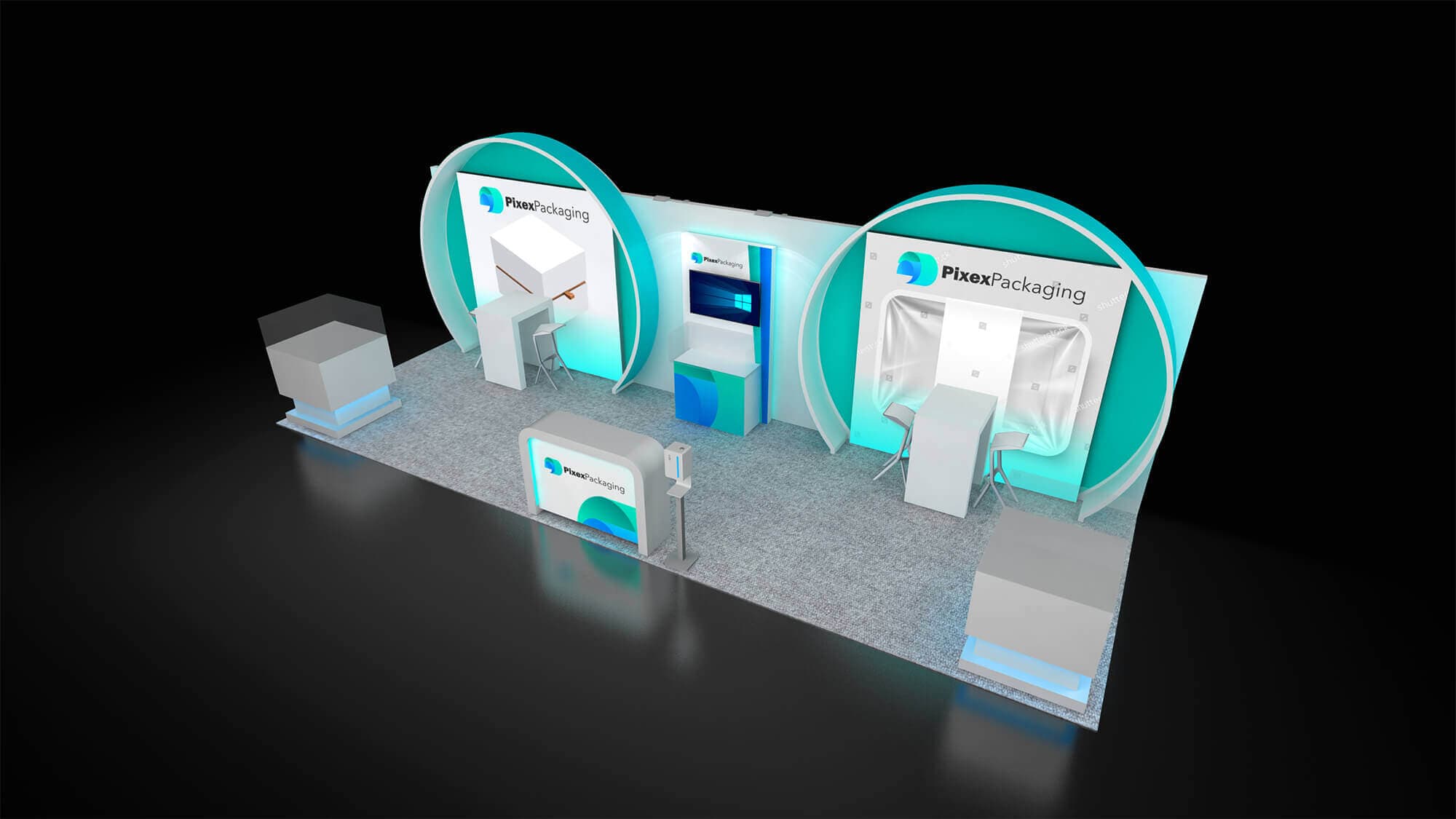 Sensations Exhibits booth design