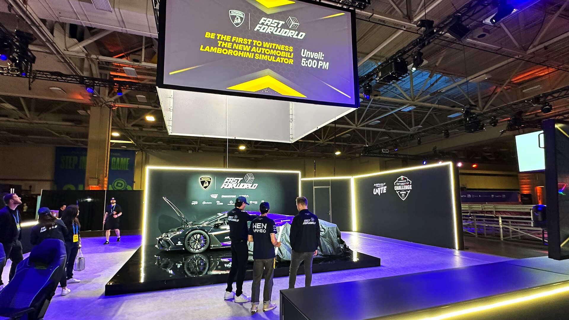 Lamborghini booth at DreamHack 2025