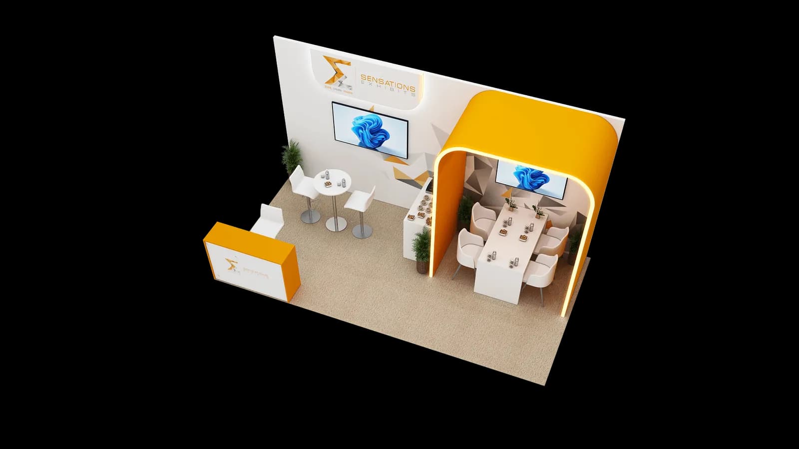 10x20 booth design