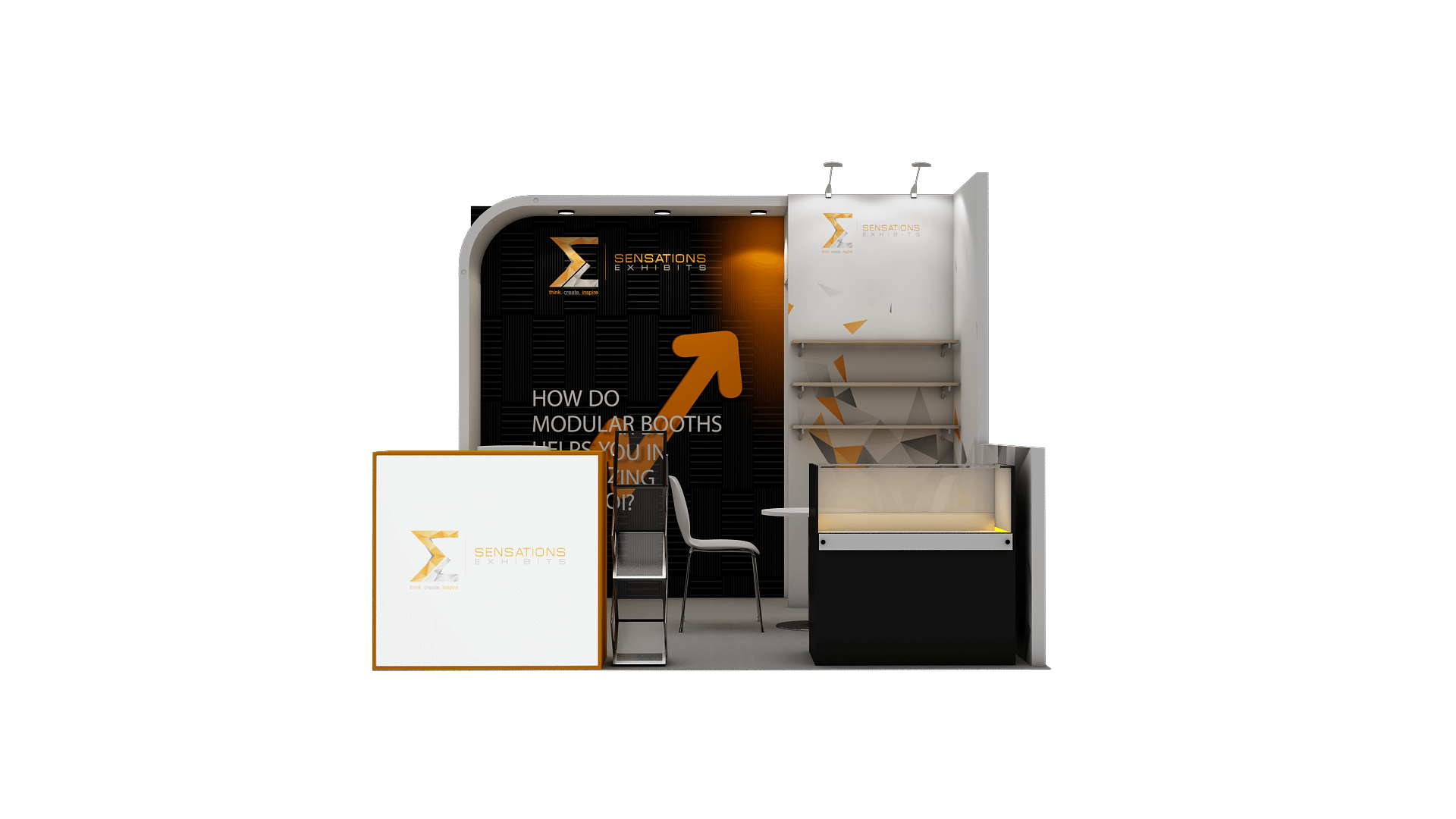 10x10 trade show booth