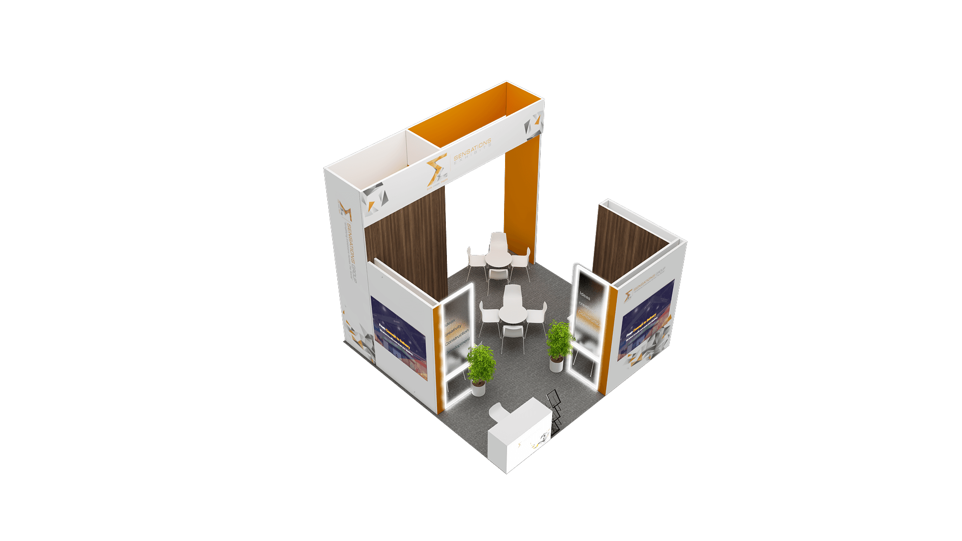 20x20 booth