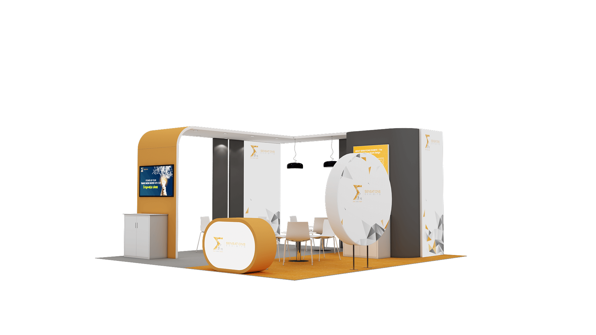 20x20 trade show booth
