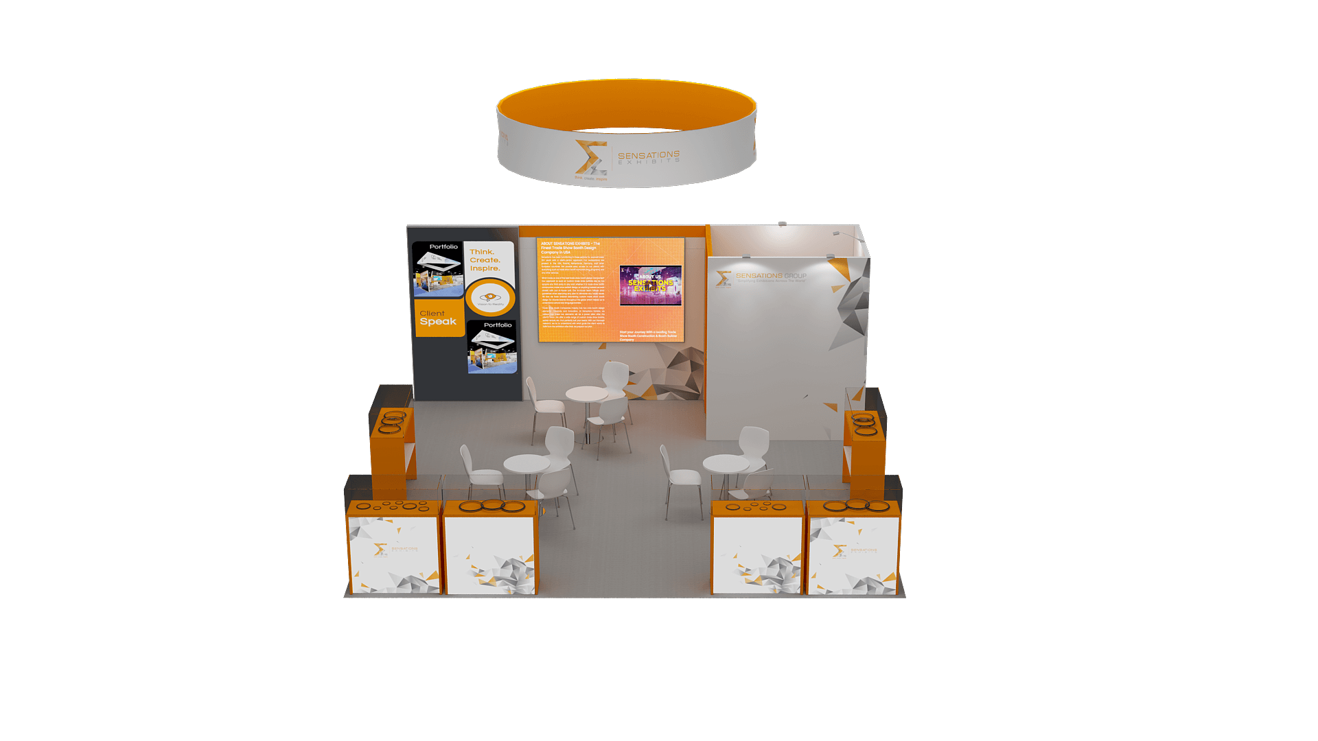 20x20 trade show booth