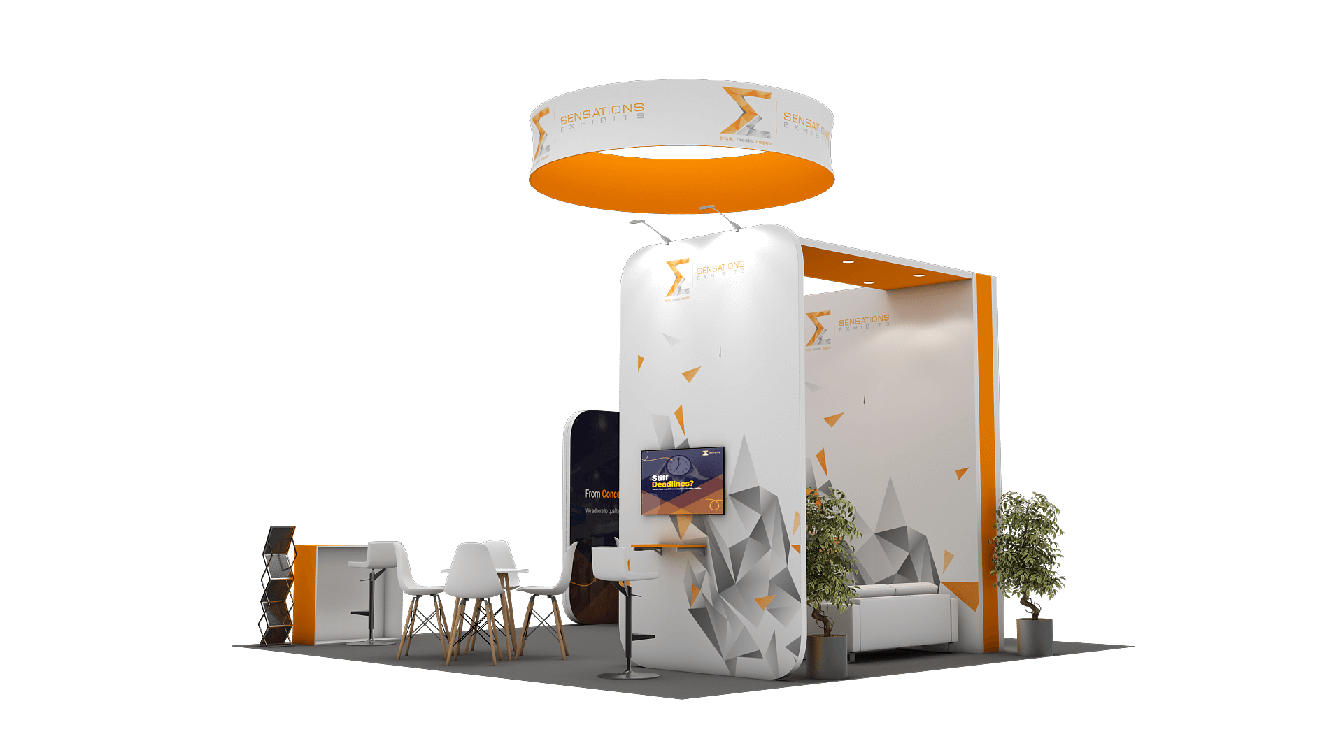 20x20 booth design