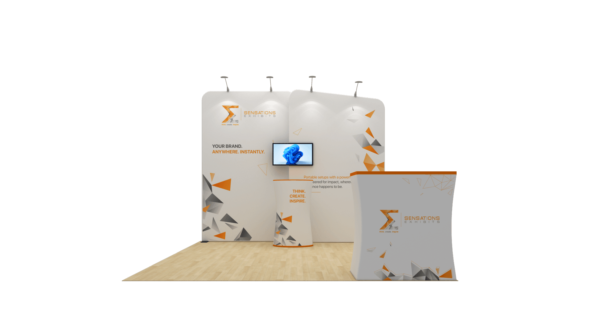 Portable Trade Show Display 10x10- Model 2